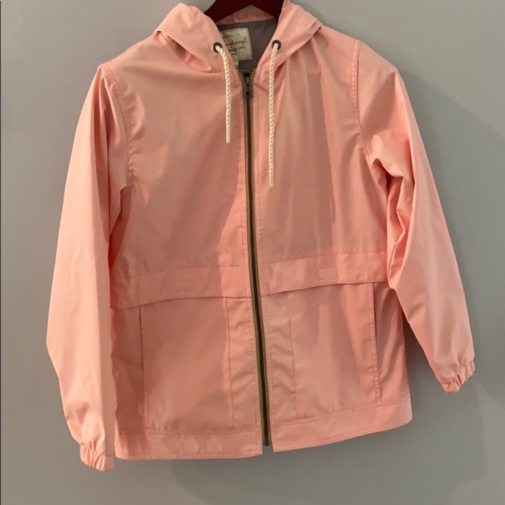 Pink raincoat